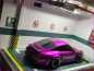 Preview: 1:18 Diecast Car Model Parkplatz Massivholz Garage LED M Schaukasten Vitrine [Handgefertigt]