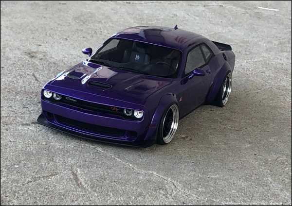 Dodge Challenger R/T Scat Paket Widebody-Plum Crazy