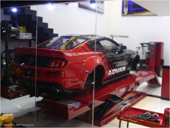 1:18 Tuning Ford Mustang Liberty Walk DESIGN ADVAN Rim Size