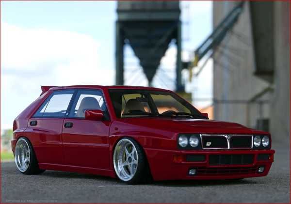 1:18 LANCIA DELTA Integrale 16V EVO 2 4x4 / Mod.94 Red Edition / Breitbau
