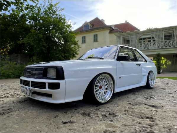 1:18 AUDI SPORT QUATTRO WEIß BBS EDITION [KURZ VERSION] inkl. OVP