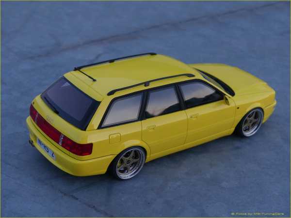 1:18 Audi 80 RS2 (B4) Avant Baujahr 93 Imola Gelb + OZ & inkl.OVP