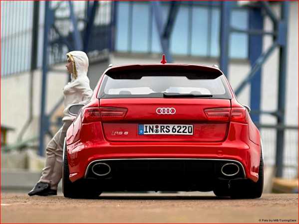 1:18 AUDI A6 RS6 C7 4G AVANT QUATTRO - MISANO ROT = inkl. OVP