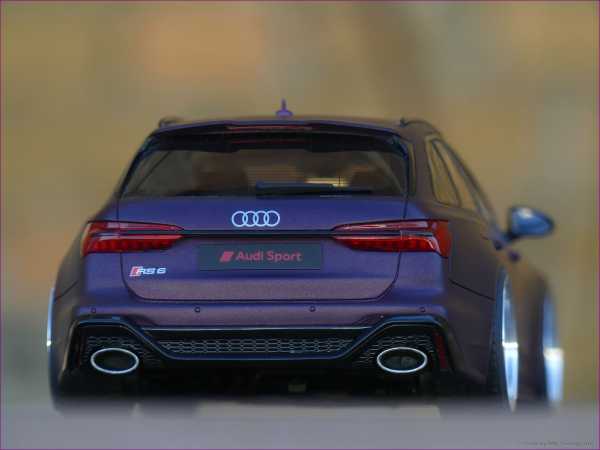 1:18 Audi RS6 Avant C8 Bj.2020 Malin-Purple Violett Matt Edition