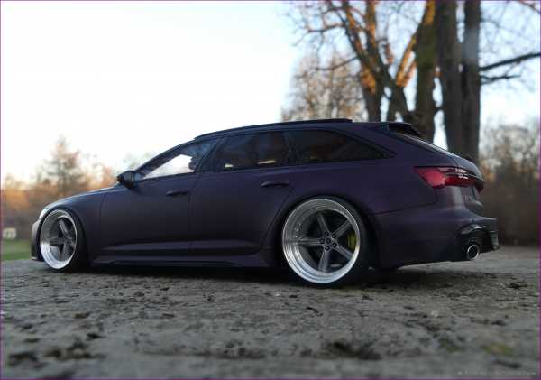 1:18 Audi RS6 Avant C8 Bj.2020 Malin-Purple Violett Matt Edition
