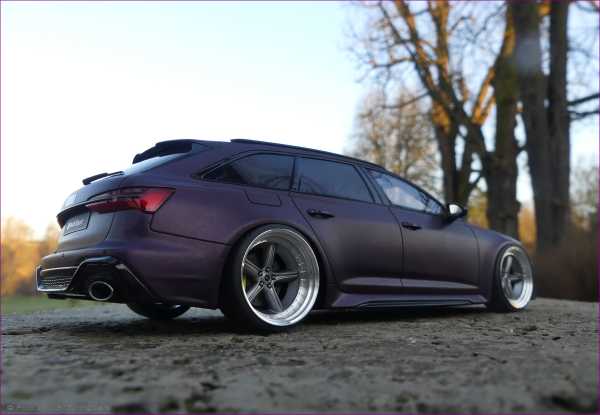 1:18 Audi RS6 Avant C8 Bj.2020 Malin-Purple Violett Matt Edition