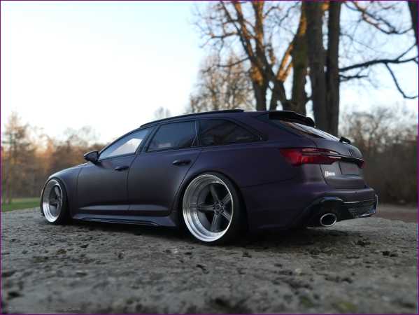 1:18 Audi RS6 Avant C8 Bj.2020 Malin-Purple Violett Matt Edition