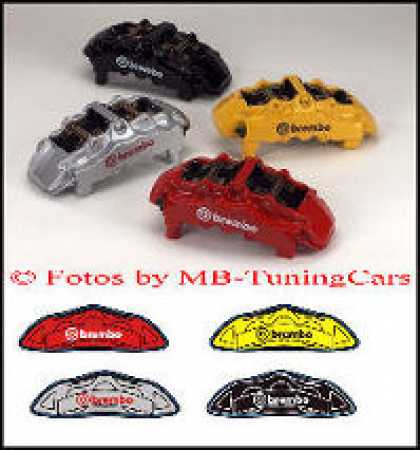 MB-TuningCars - Brembo Sport Bremsbacken - Rot- Aufkleber 