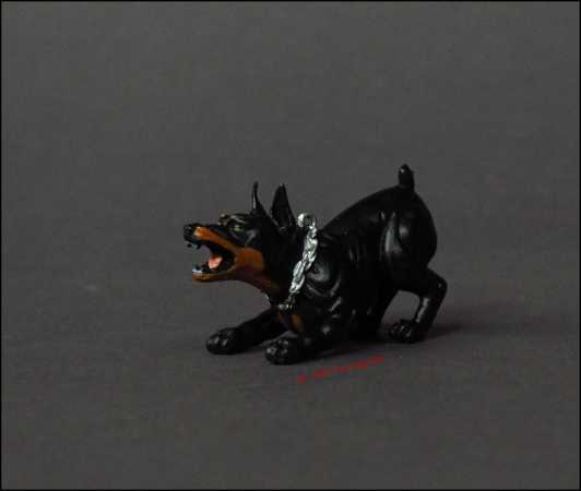 1:18 Doberman Hund Bellen