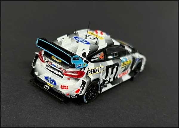 Skala 1/18 Ford Fiesta WRC #16, A.Fourmaux/R.Jamoul, Rally Croatia 21 Fr Ixo Models
