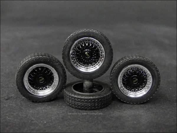 1:18 VW Caddy Black Edition BBS Felgensatz