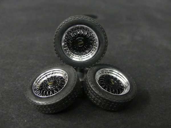 1:18 VW Caddy Black Edition BBS Felgensatz