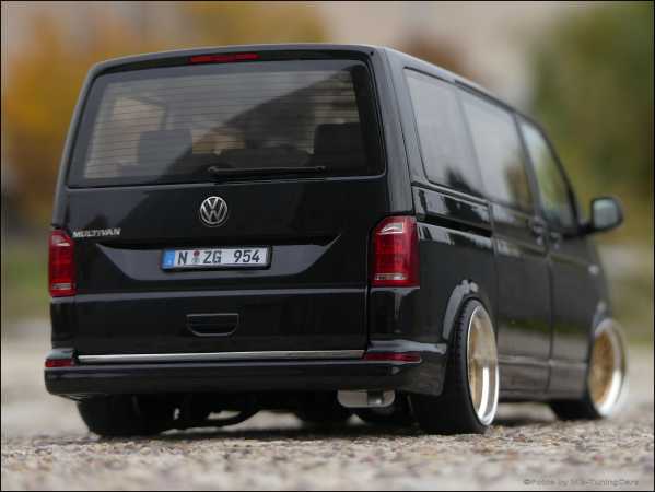 1:18 Tuning Volkswagen VW T6 Multivan Edition 30 mit ECHT-ALU-BBS FELGEN - Kopie
