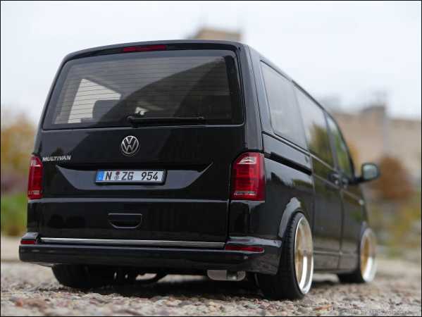 1:18 Tuning Volkswagen VW T6 Multivan Edition 30 mit ECHT-ALU-BBS FELGEN - Kopie