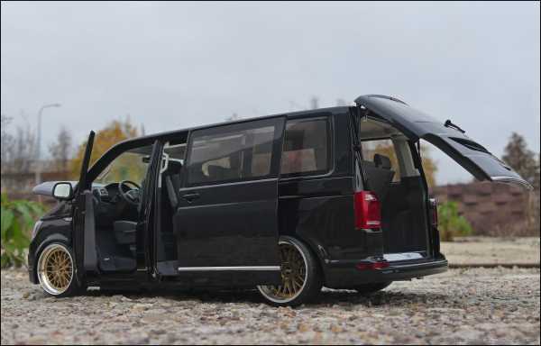 1:18 Tuning Volkswagen VW T6 Multivan Edition 30 mit ECHT-ALU-BBS FELGEN - Kopie
