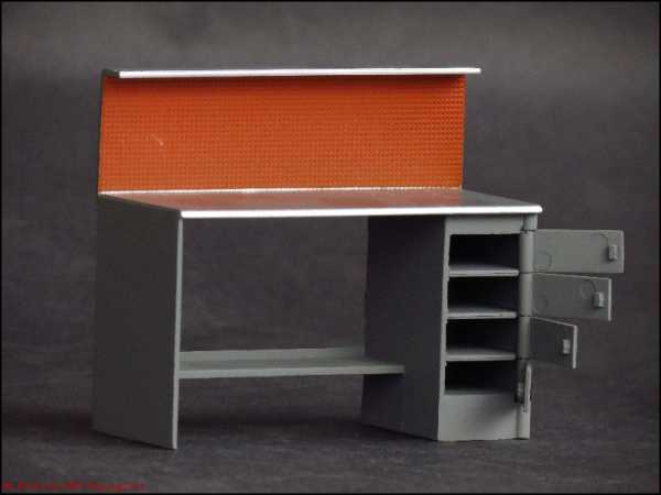 1:18 Werkstatt Werkbank + Schubladenfächer Exklusiv - Diorama - RaR / TSM