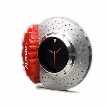 Wanduhr - Alu-Sportbremsscheibe Red Edition