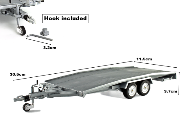 1:18 Trailer Transport Car Model = DELUX