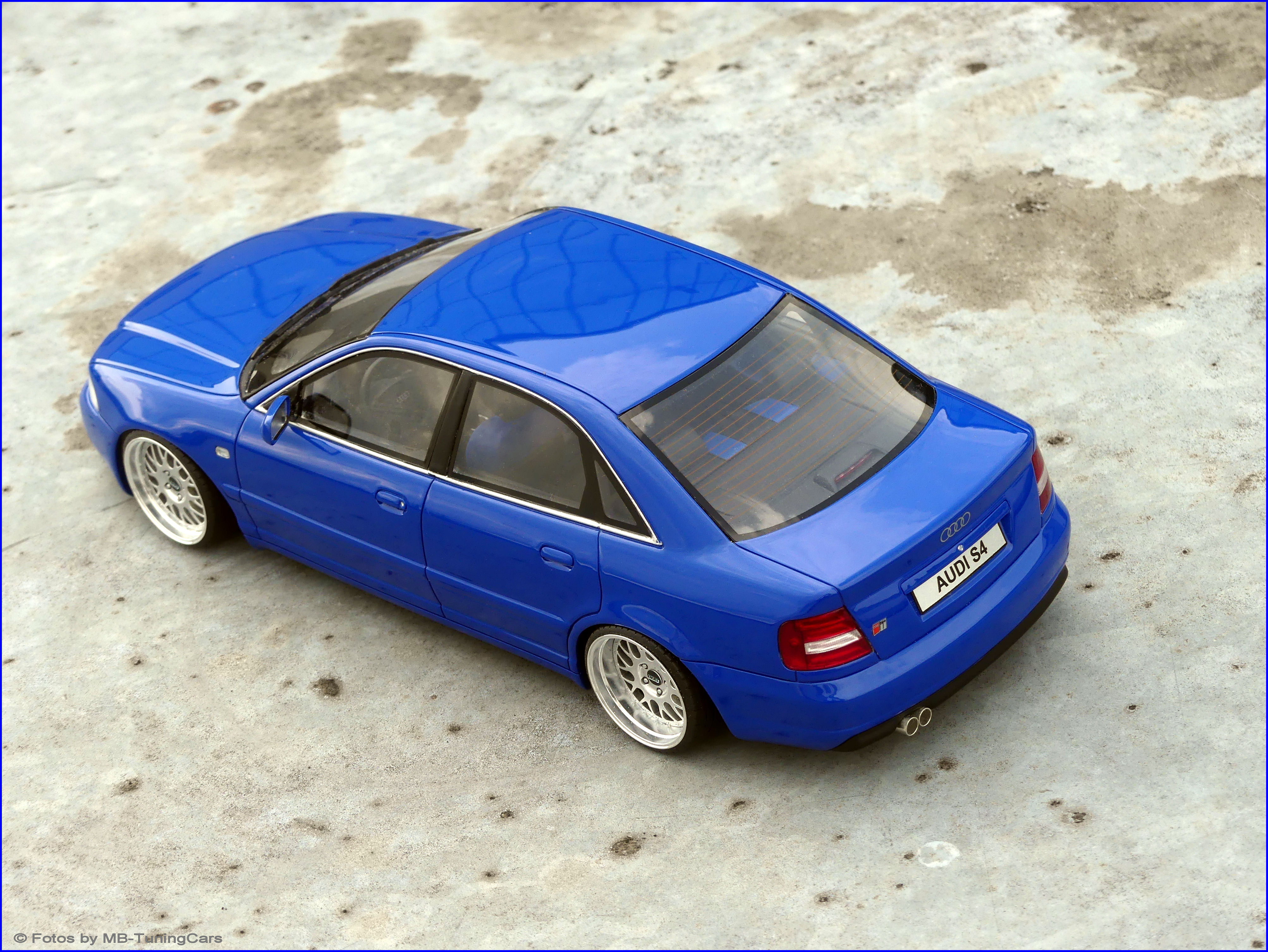 MB-TuningCars - 1:18 Audi A4 B5 S4 Limousine - MBTC-Tuning-Umbau-Car