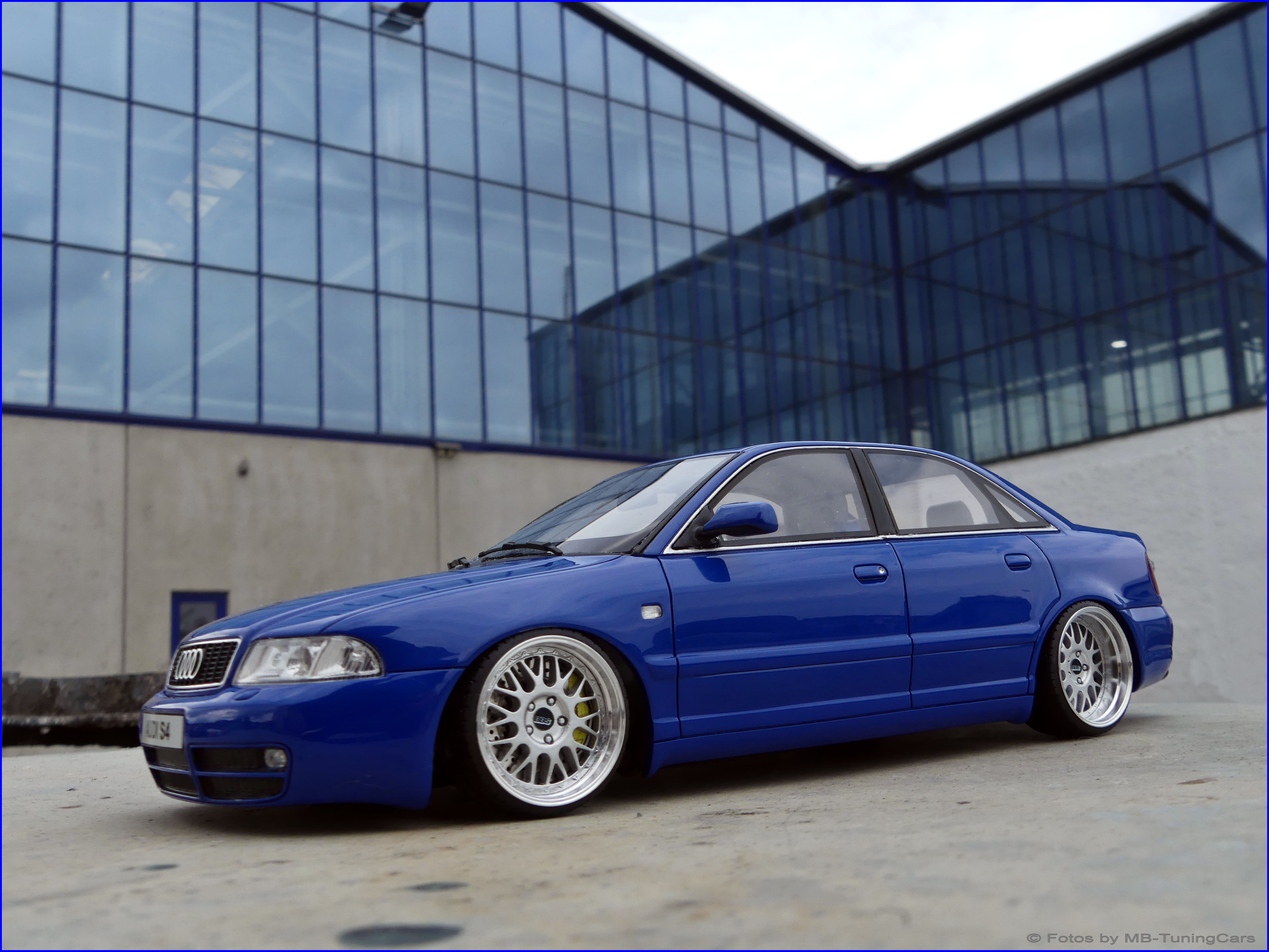 MB-TuningCars - 1:18 Audi A4 B5 S4 Limousine - MBTC-Tuning-Umbau-Car