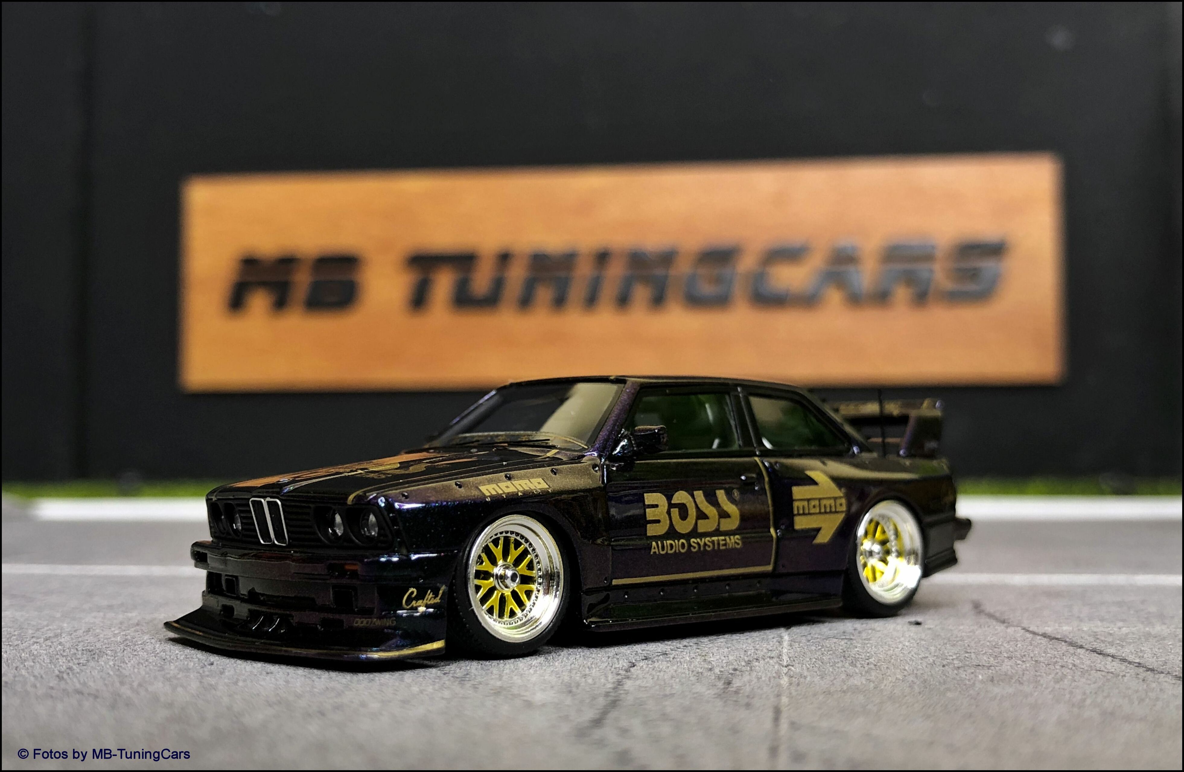 Mb-Tuningcars - 1:64 Bmw E30 Widebody Chameleon Limited Edition