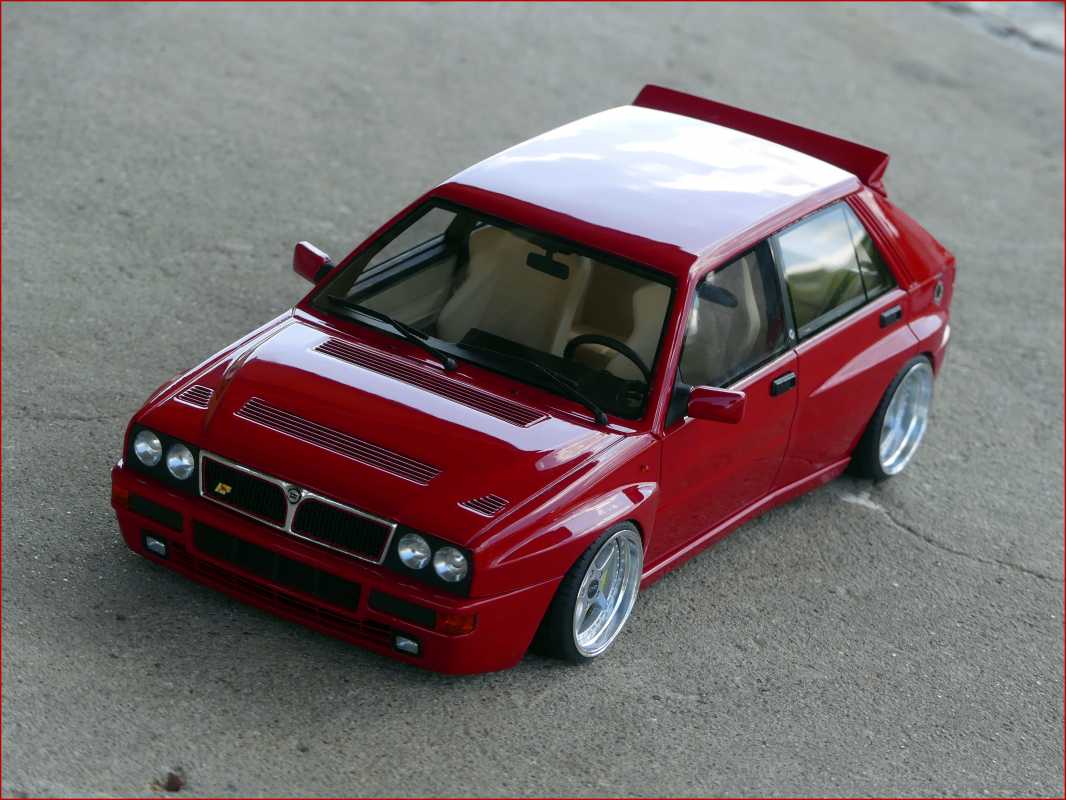 1:18 LANCIA DELTA Integrale 16V EVO 2 4x4 / Mod.94 Red Edition / Breitbau