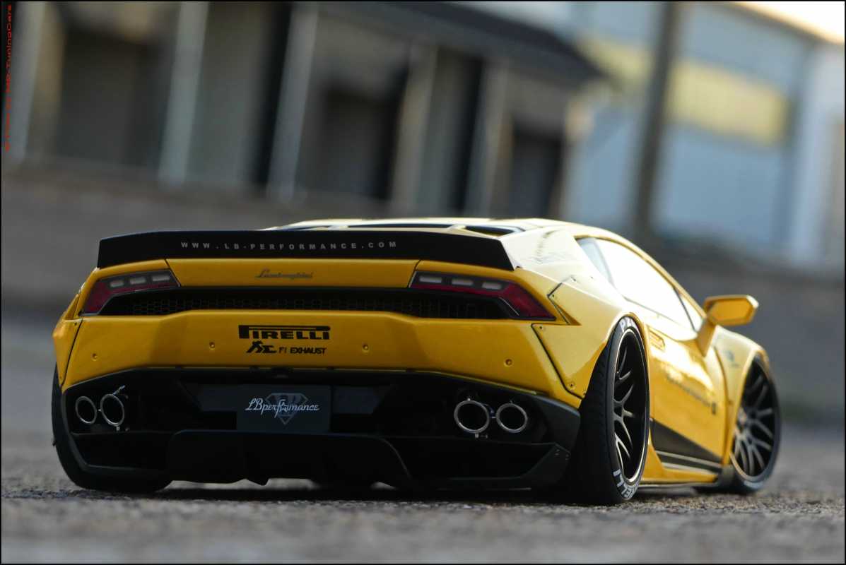 1:18 Lamborghini Huracan LP610-4 Liberty Walk Breitbau [ YELLOW-EDITION ]