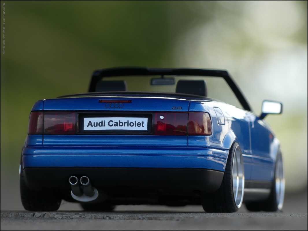 1:18 Audi 80 2.8 V6 Cabrio "Kingfisher Blue Edition