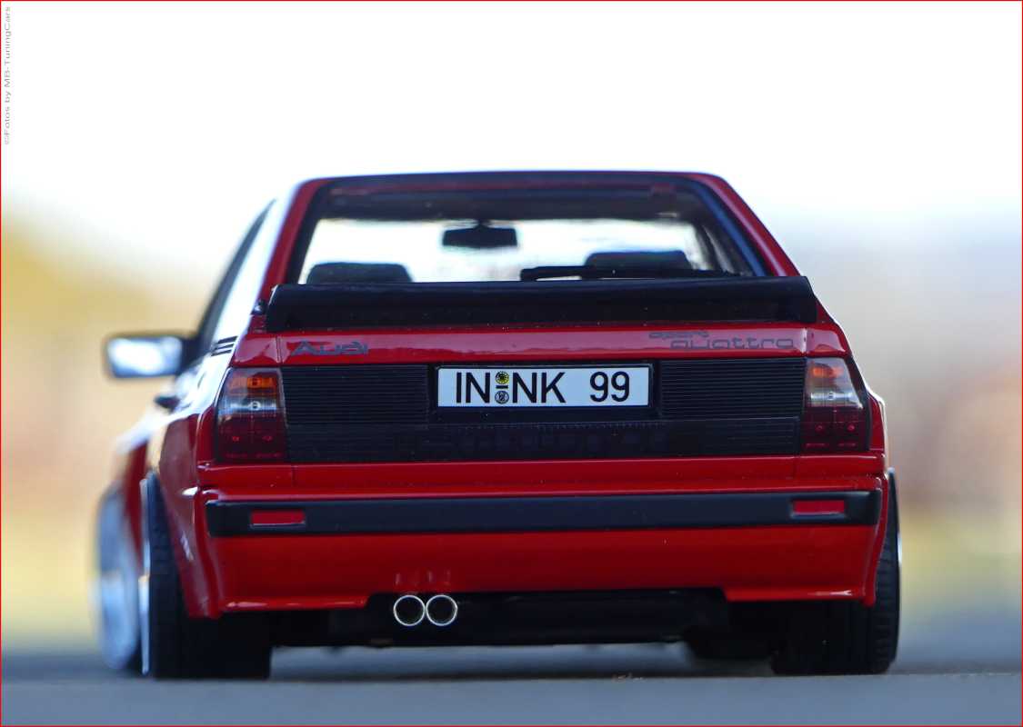 1:18 AUDI SPORT QUATTRO RED EDITION + BBS ALUs [ KURZ VERSION ]