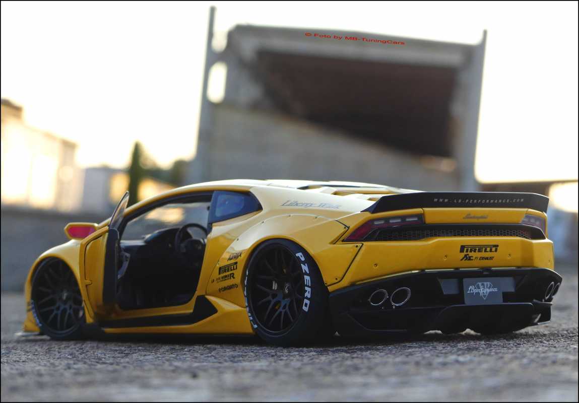 1:18 Lamborghini Huracan LP610-4 Liberty Walk Breitbau [ YELLOW-EDITION ]