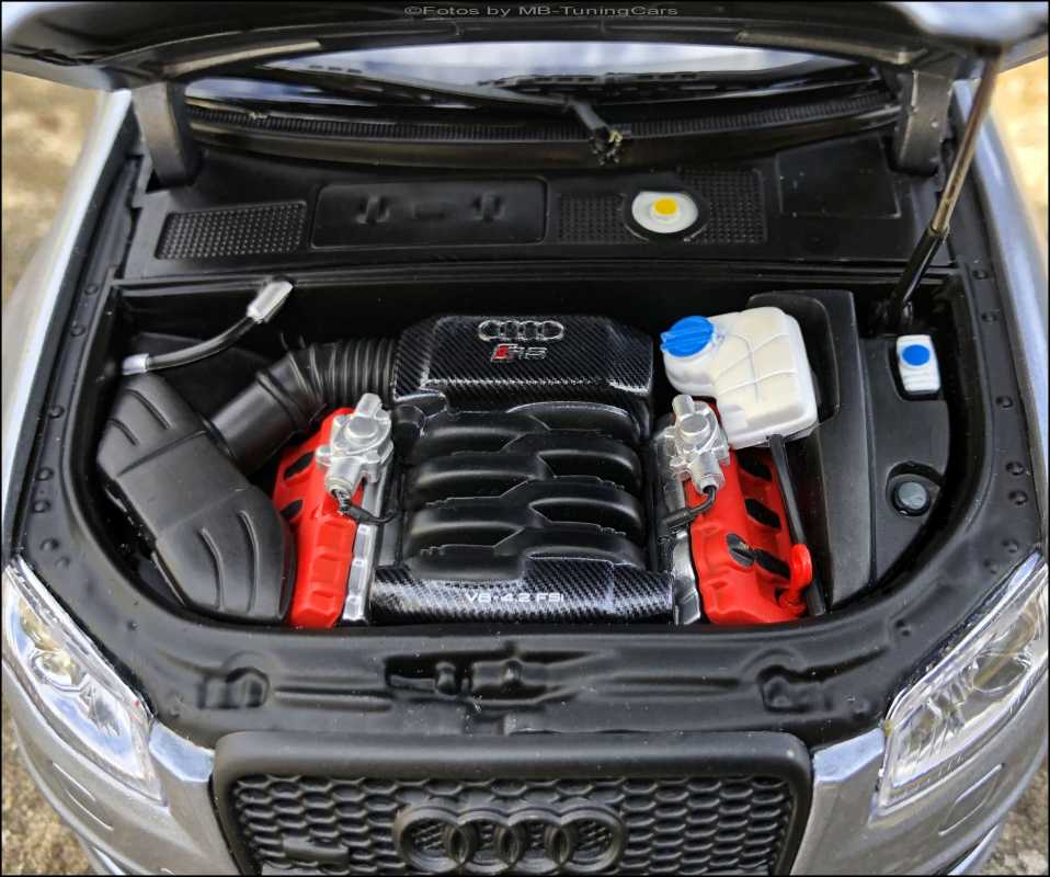 MB-TuningCars - 1:18 Audi RS4 B7 Avant Quattro SILVER STONE EDITION = RAR