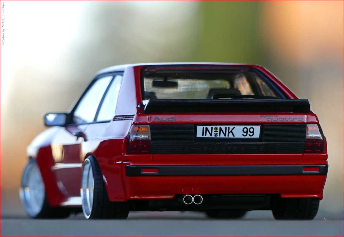 1:18 AUDI SPORT QUATTRO RED EDITION + BBS ALUs [ KURZ VERSION ]