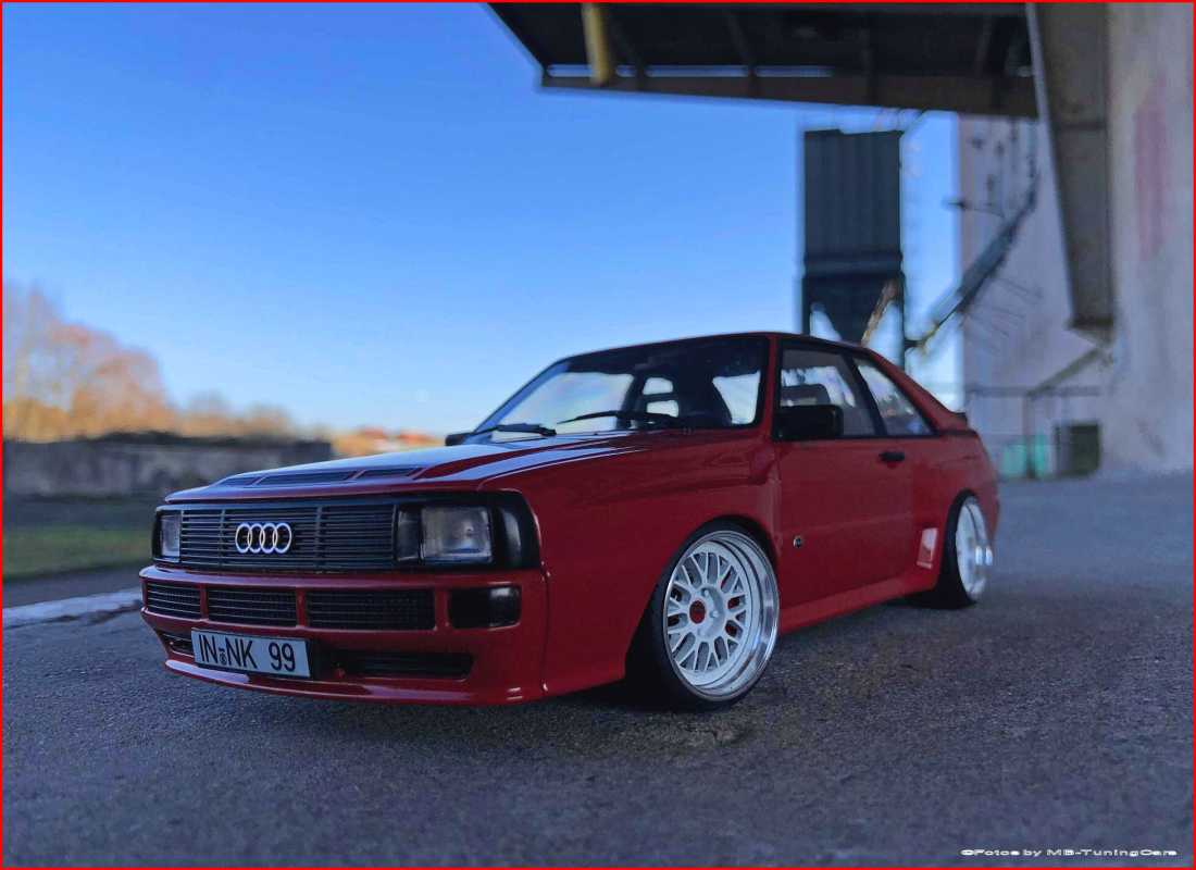 1:18 AUDI SPORT QUATTRO RED EDITION + BBS ALUs [ KURZ VERSION ]