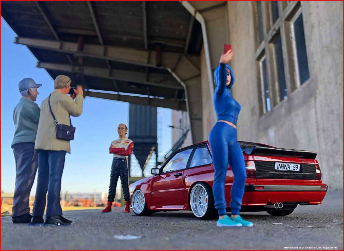 1:18 AUDI SPORT QUATTRO RED EDITION + BBS ALUs [ KURZ VERSION ]