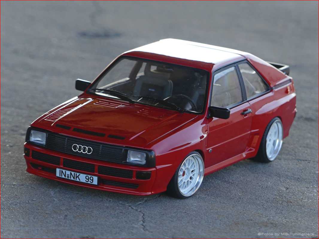1:18 AUDI SPORT QUATTRO RED EDITION + BBS ALUs [ KURZ VERSION ]