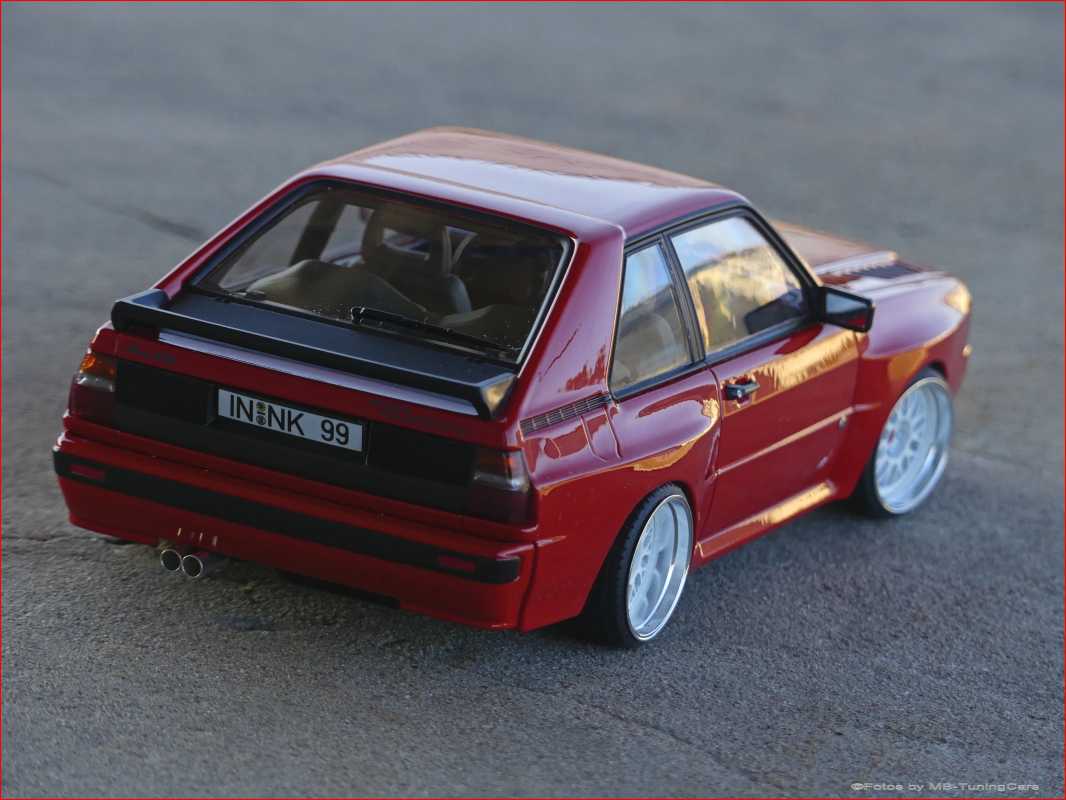 1:18 AUDI SPORT QUATTRO RED EDITION + BBS ALUs [ KURZ VERSION ]