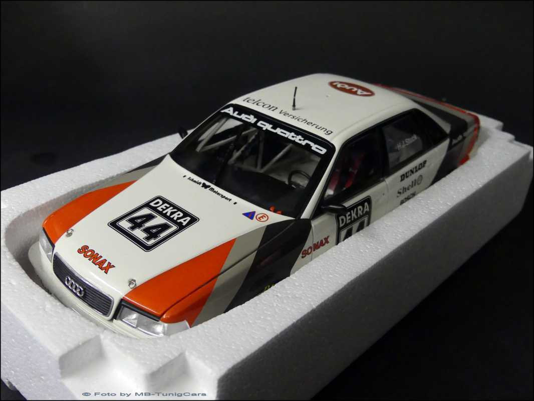 1:18 MINICHAMPS AUDI V8 Quattro DTM 1990 Équipe SMS #44 H. J. Pièce EUR 267,45 - FR