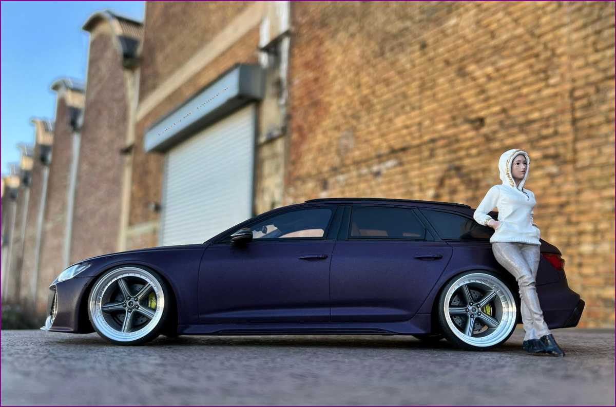 1:18 Audi RS6 Avant C8 Bj.2020 Malin-Purple Violett Matt Edition