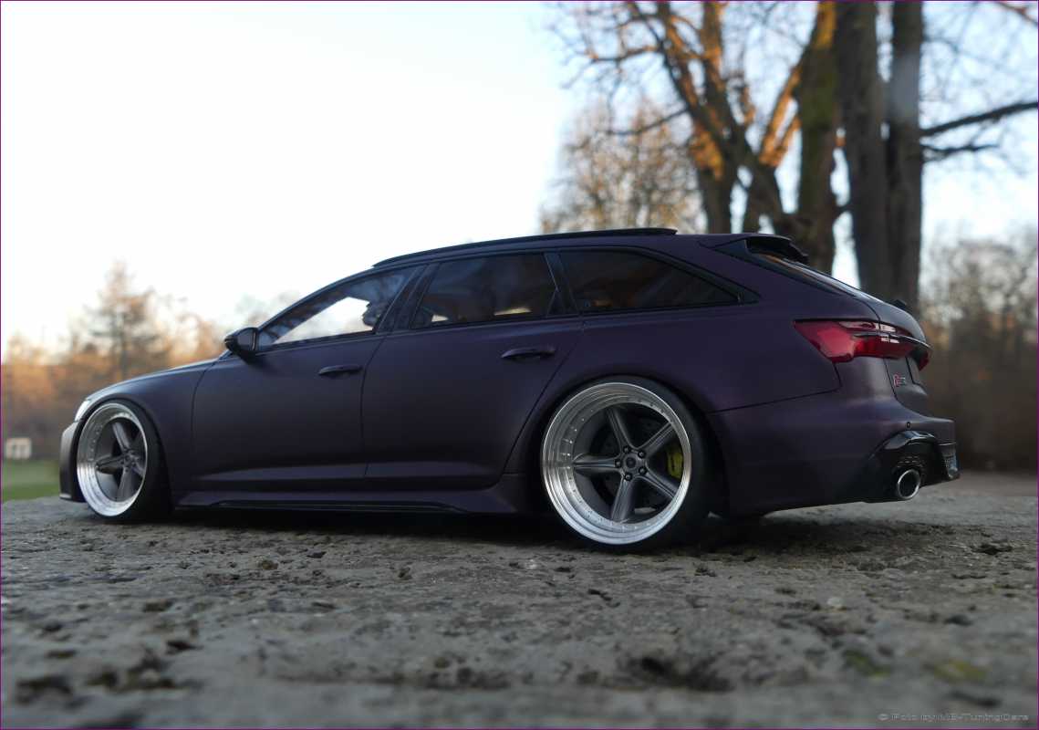 1:18 Audi RS6 Avant C8 Bj.2020 Malin-Purple Violett Matt Edition