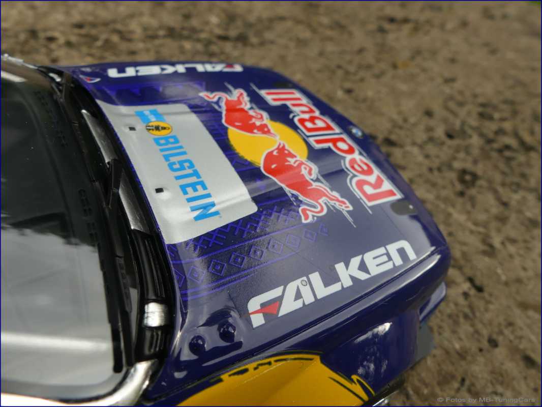 1:18 BMW E30 M3 RedBull Racing Edition mit BBS RS Umbau in OVP