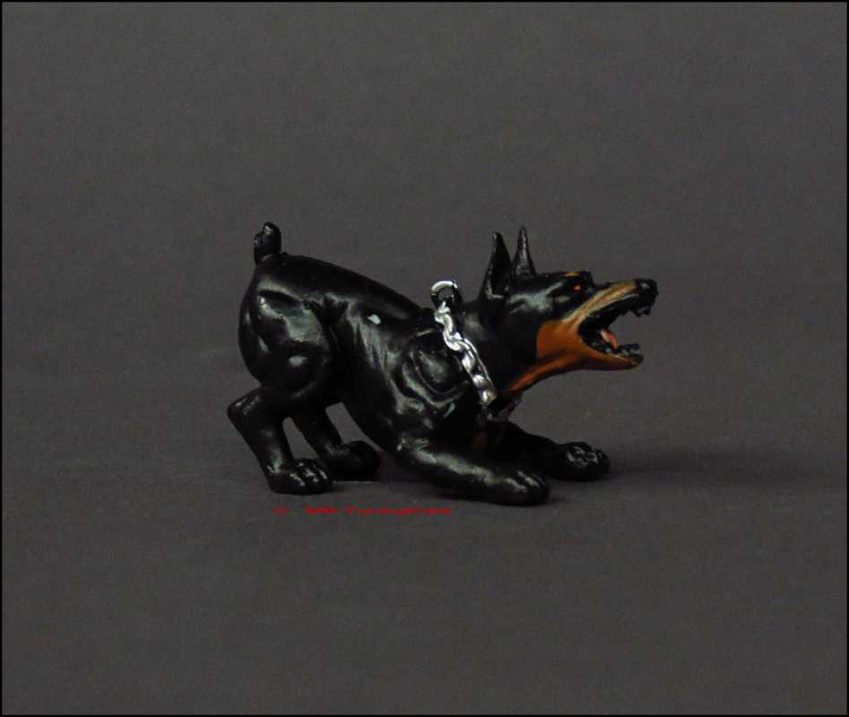 1:18 Doberman Hund Bellen