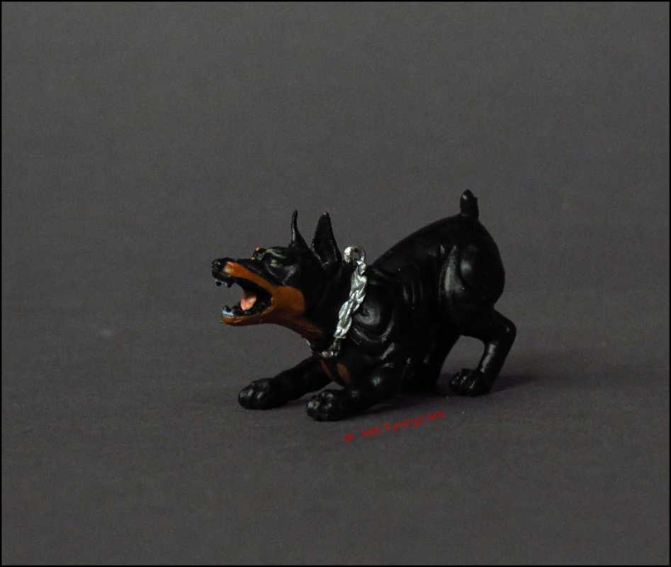 1:18 Doberman Hund Bellen