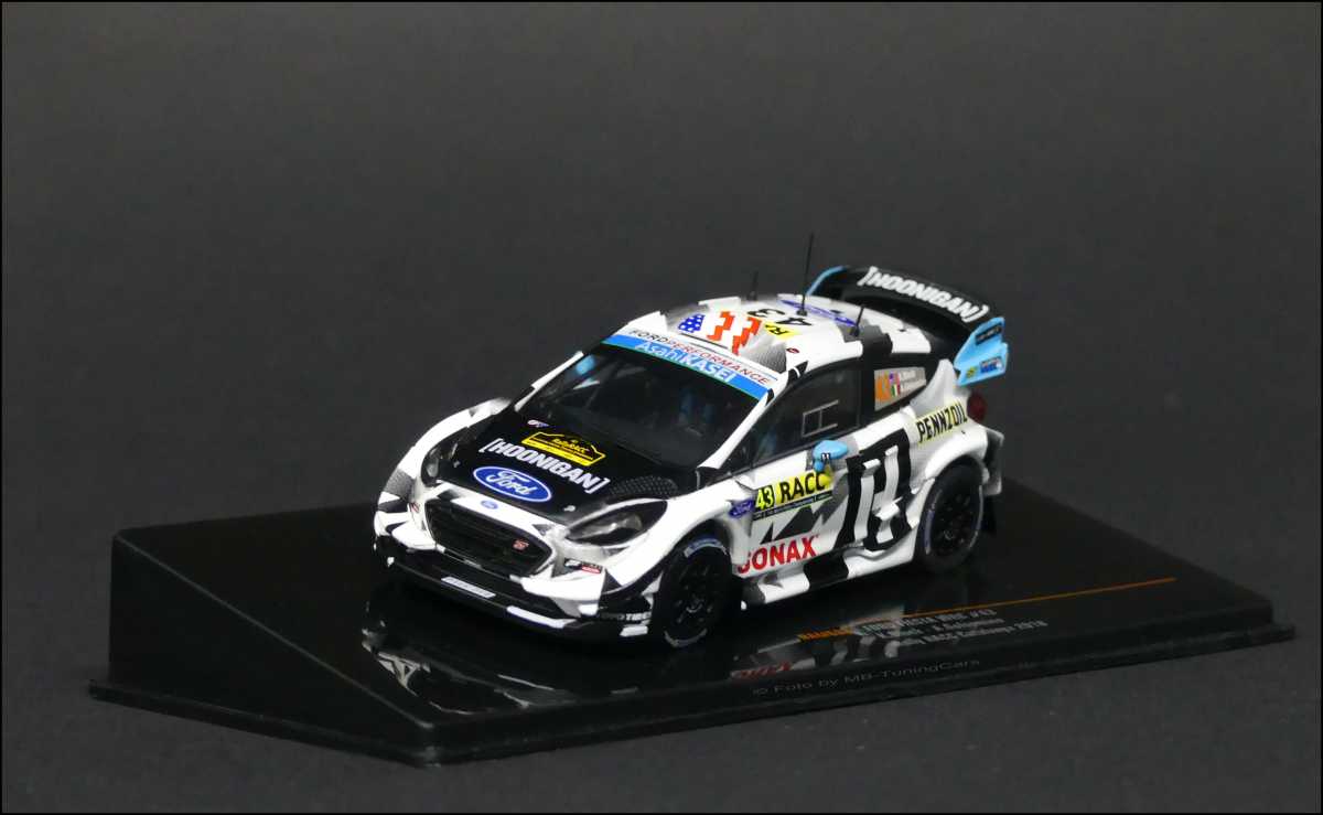 Ford Fiesta RS WRC #43 A. Gelsomino - döküm modeli - IXO RAM548