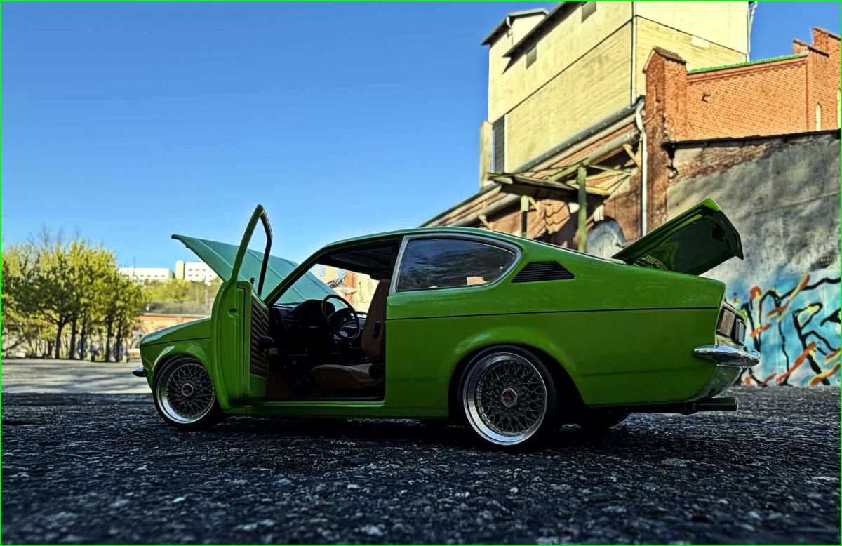 1:18 Opel Kadett C Grün Coupé / BBS RS inklusive OVP