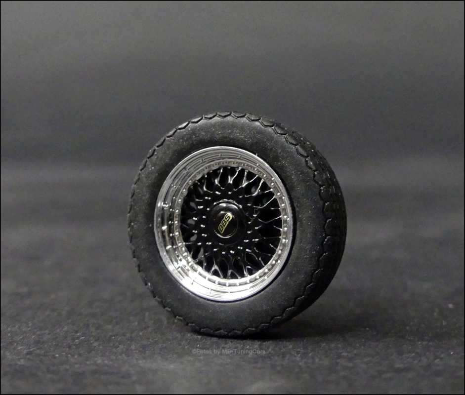 1:18 VW Caddy Black Edition BBS Felgensatz