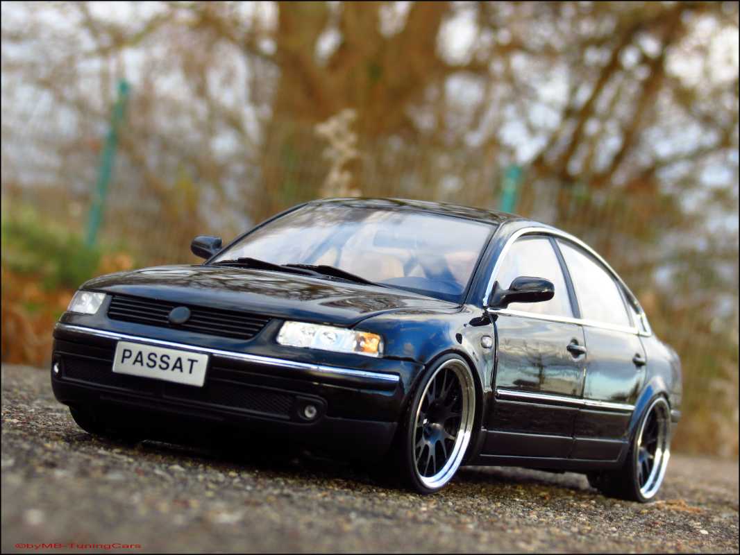 MB-TuningCars - 1:18 VW Passat 3B 20V Limousine + BBS-Alufelgen =  PREMIUM-MODEL CAR - EXTREM RAR 