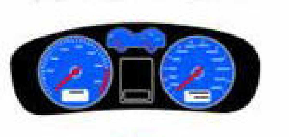 VW Golf 4 Tachofolie - Blau -