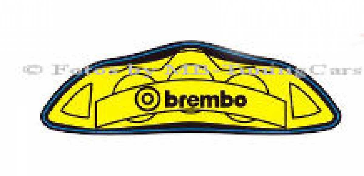 MB-TuningCars - Brembo Sport Bremsbacken - Gelb- Aufkleber