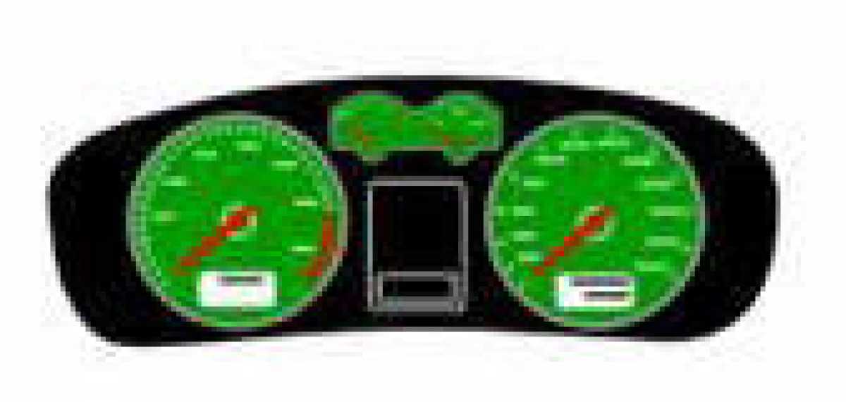 VW Golf 4 Tachofolie - Green -
