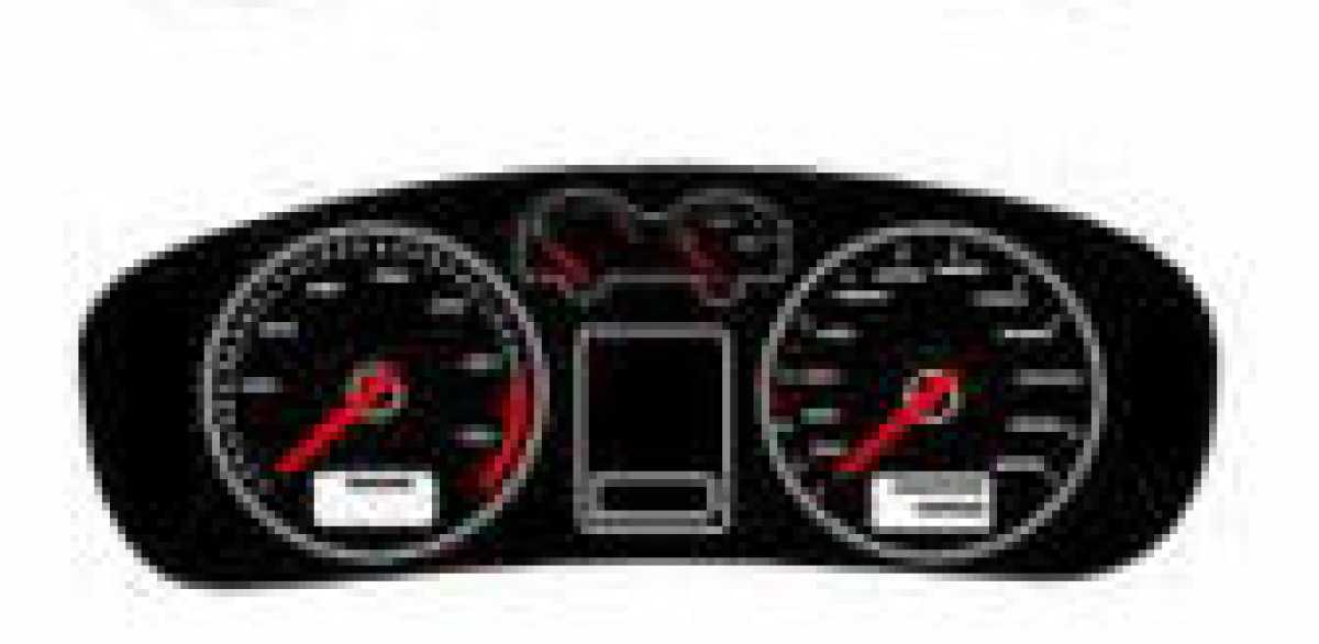 VW Golf 4 Tachofolie - Schwarz-weiß -